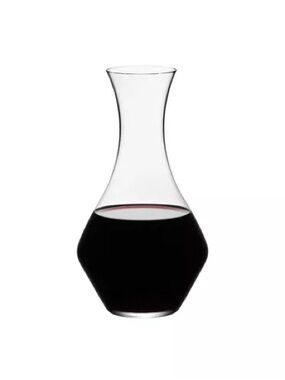RIEDEL Glass Wine Decanter - Clear and Black